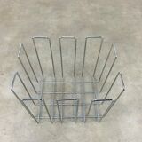 Magazine holder Willi Glaeser chrome 70s