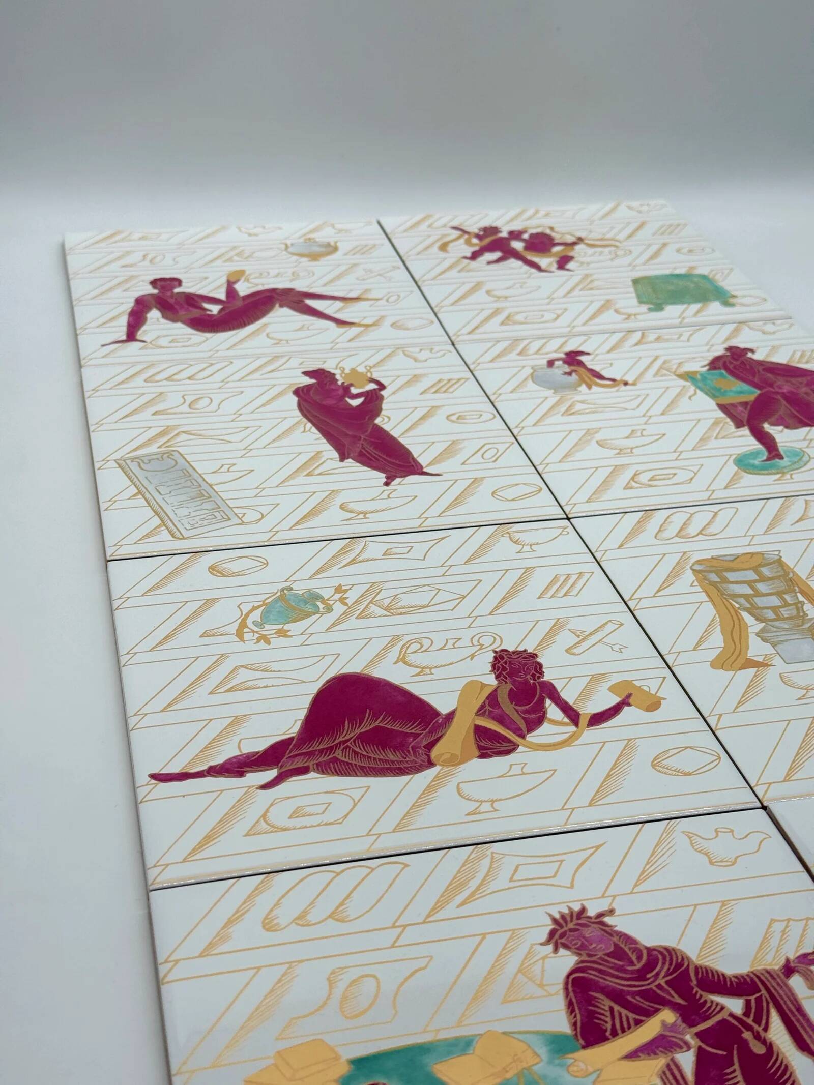 Gio Ponti ceramics — "The Classical Conversation", 1980s