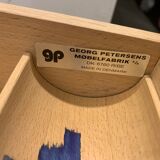 Mid-Century Modern Desk by Poul Nørreklit For Georg Petersens Møbelfabrik, Wood and Plexiglass, 1970