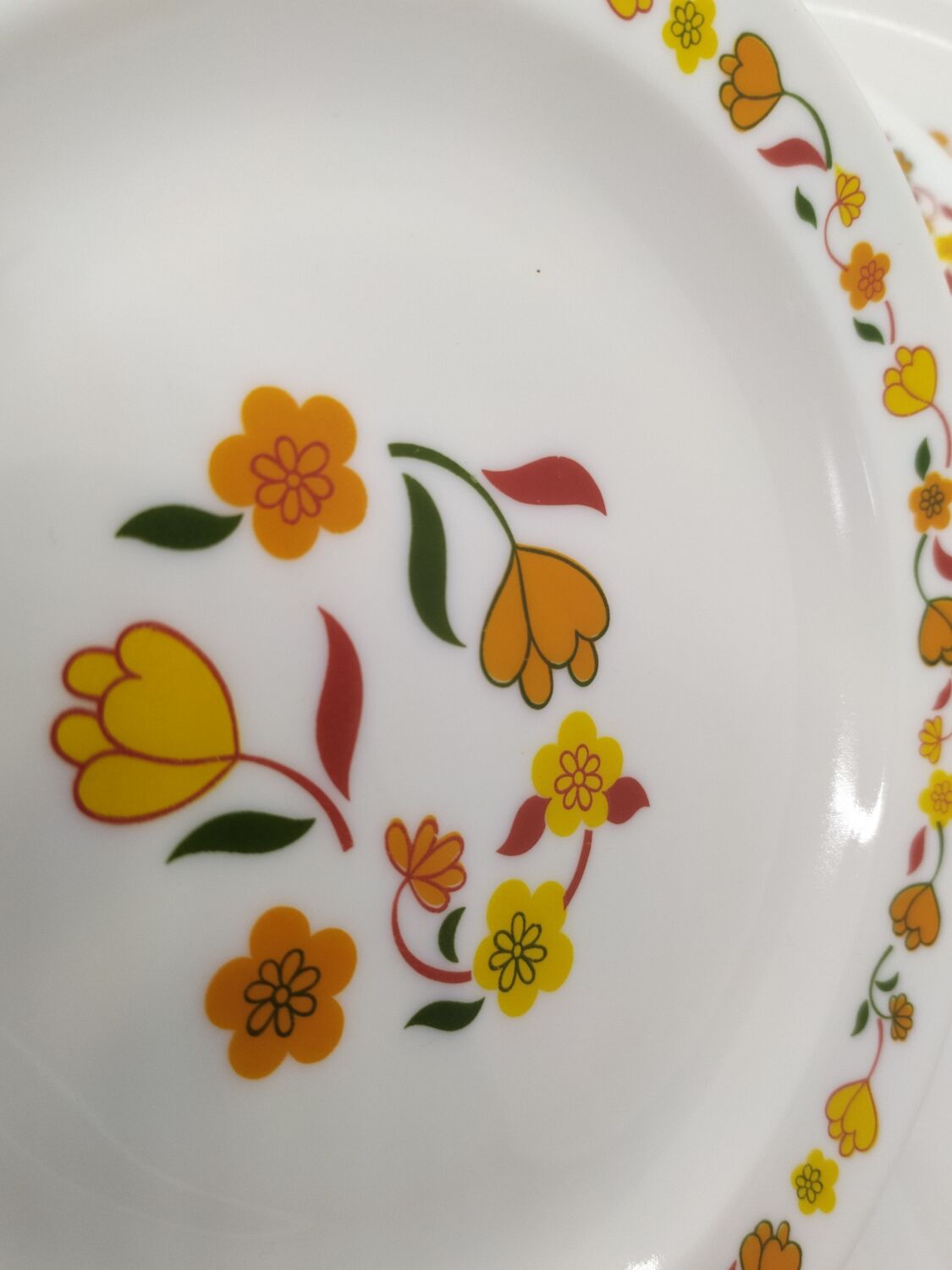 Vintage Arcopal dessert plates