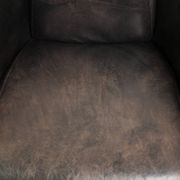 Ensemble vintage de 2 fauteuils en cuir de vachette au design Aviateur.