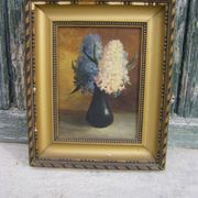 Pair of flower paintings