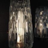 Pair of wall lights from the 1950s-1960s with a push switch