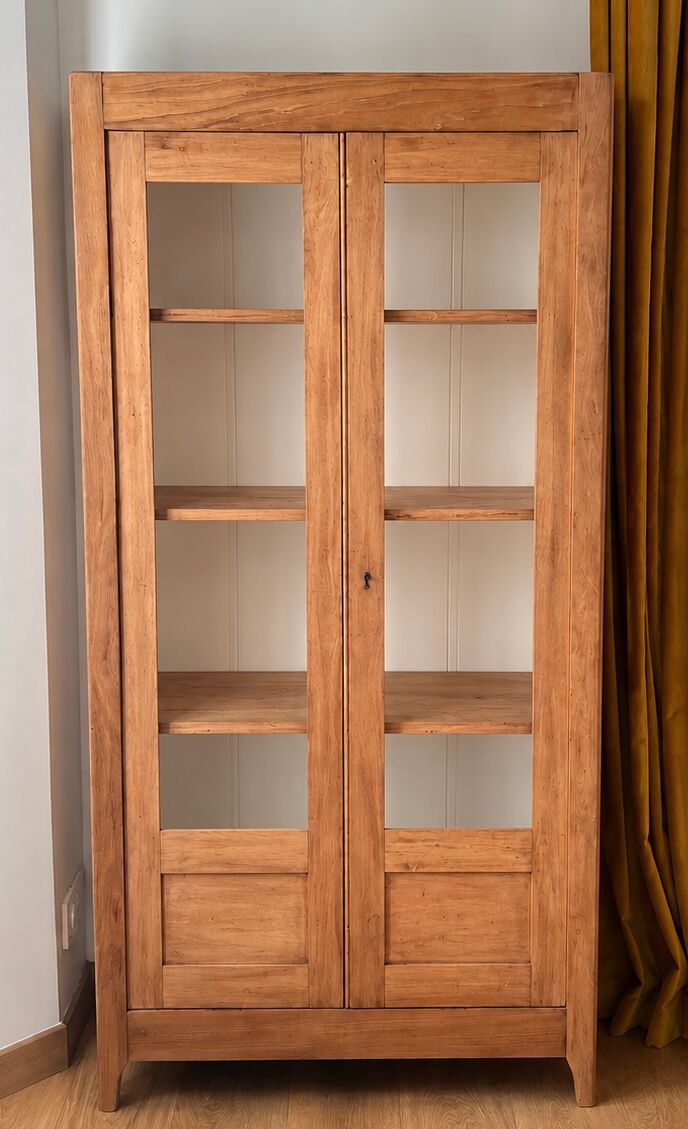 Vitrine bois brut
