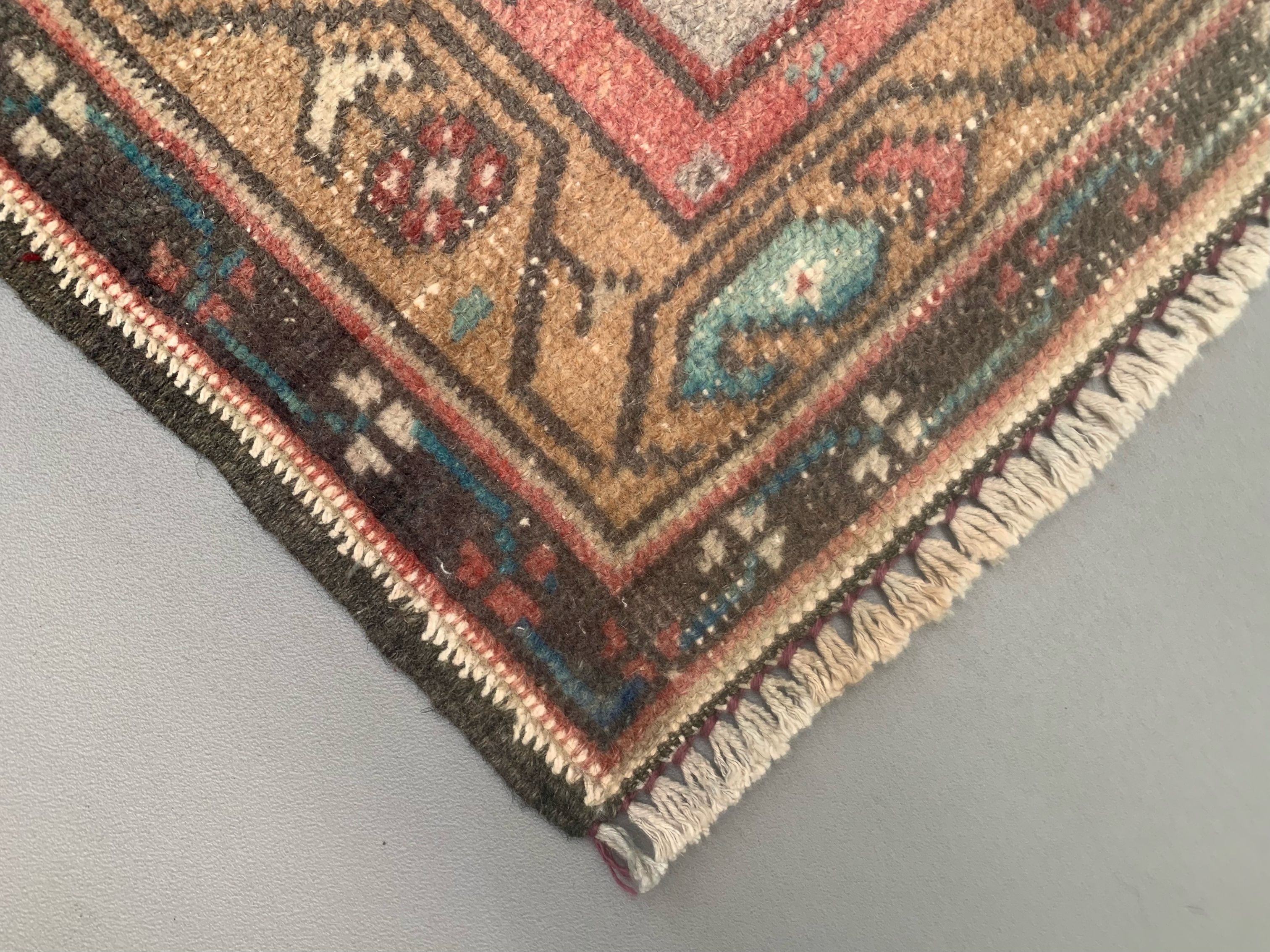 Vintage turkish oushak rug 150x87 cm carpet