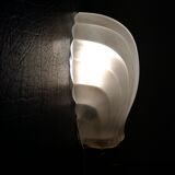 Glass shell sconce