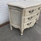 Ancienne commode Plateau en bois