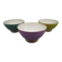 Set of 3 antique bowls in Sarreguemines earthenware.