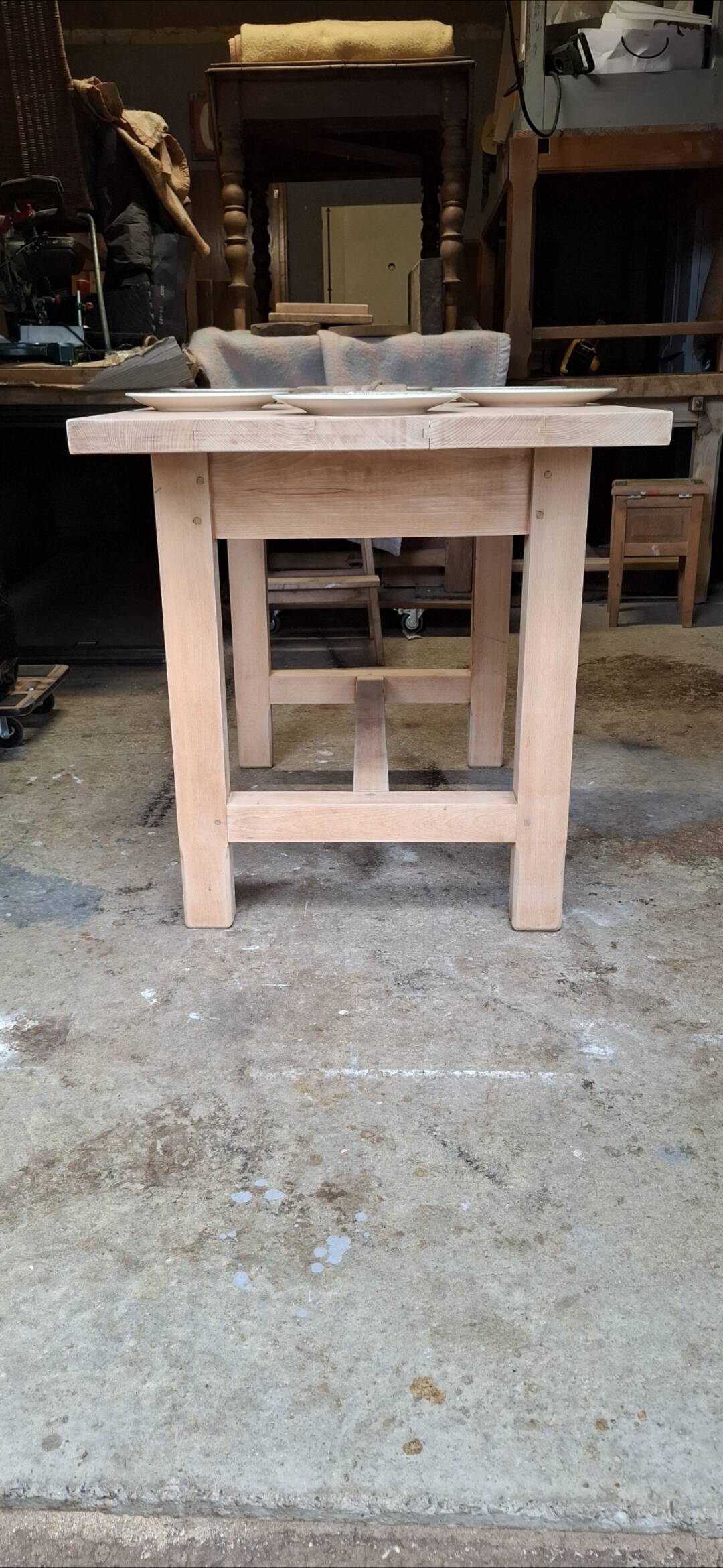 Small renovated farmhouse table