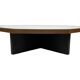 Vintage coffee table octagon design 1970s wenge octagon