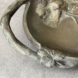 Art nouveau cup from the 1900s in bronze signed a.boulan