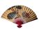Large vintage hand-painted Japanese fan