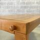 Solid elm dining table