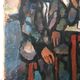 Oil on canvas by Ferruccio Ferri - 1930s - "Sleeping Men" from the Syracus period