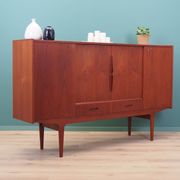 Teak highboard, Danish design, 1960s, production: Denmark