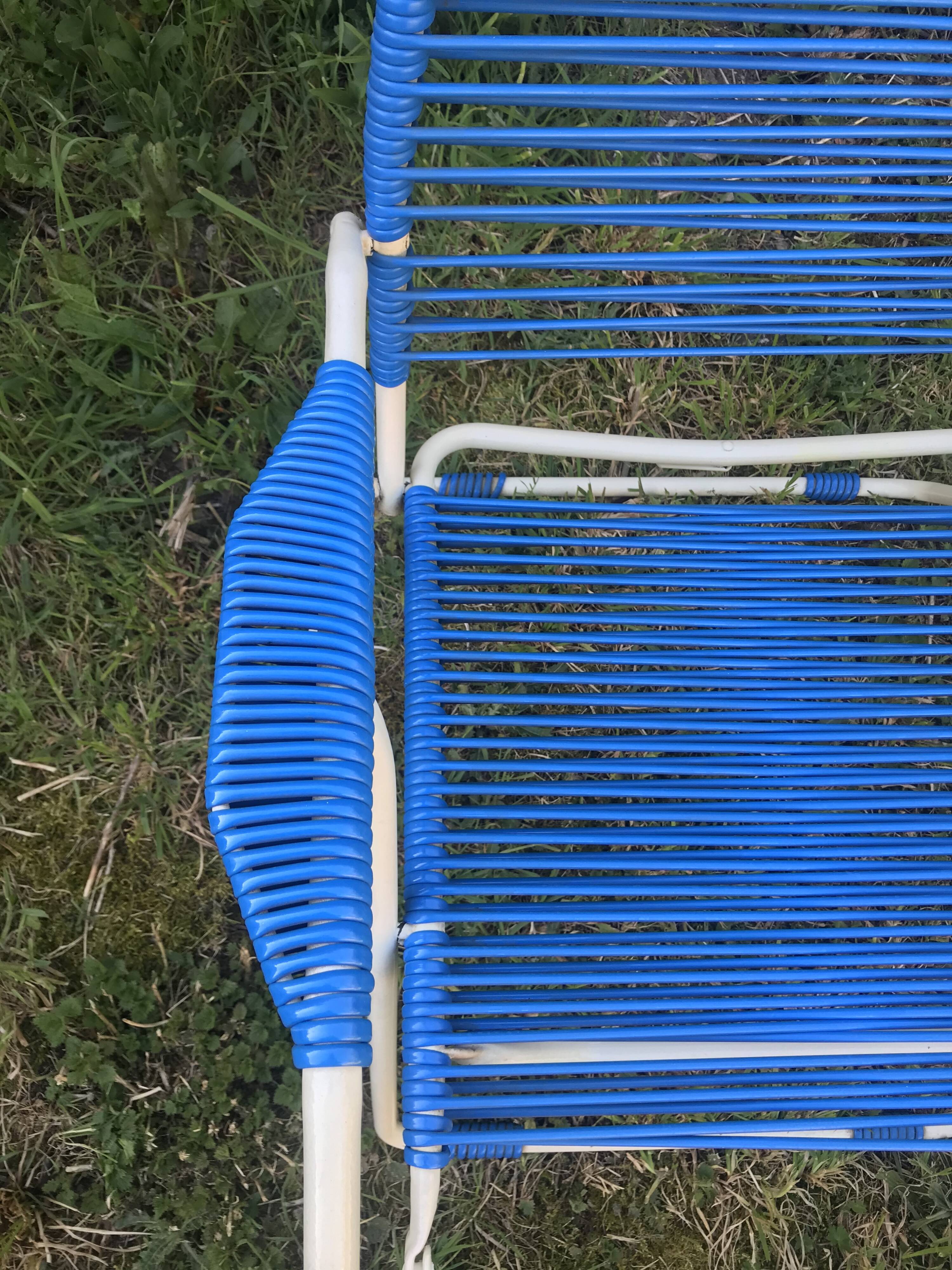 Scoubidou folding long chairs