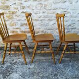 Mismatched bistro chairs