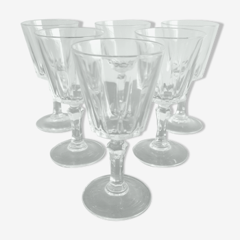 Lot de 6 verres à liqueur vintage