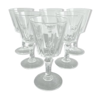 Lot de 6 verres à liqueur vintage