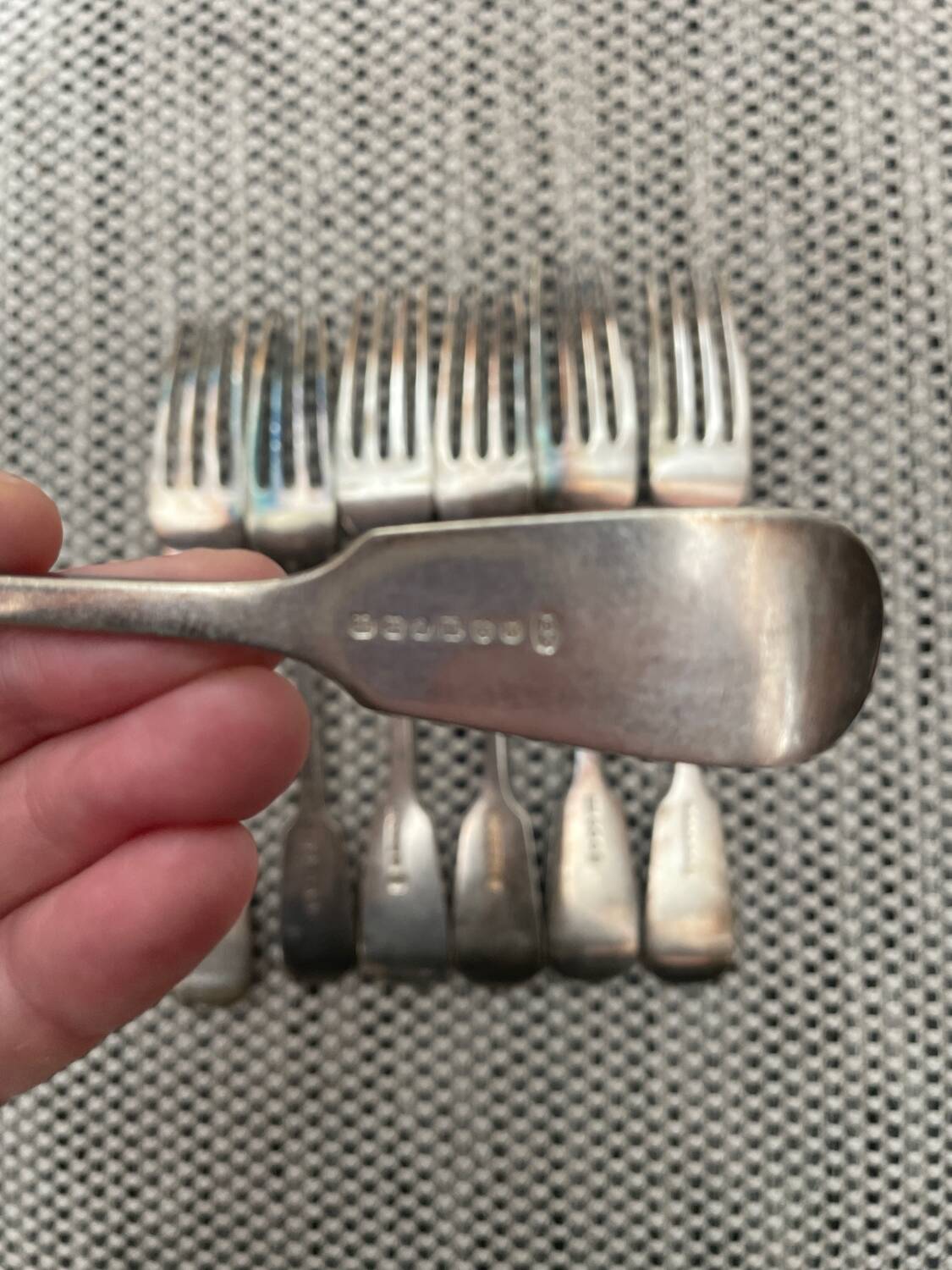Silver forks 19th century