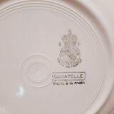 Set 6 hollow plates Lunéville