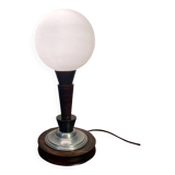 Art Deco opaline globe lamp