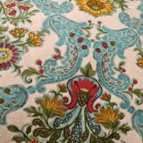 Ancienne parure de lit et coussin enfant,  années 70