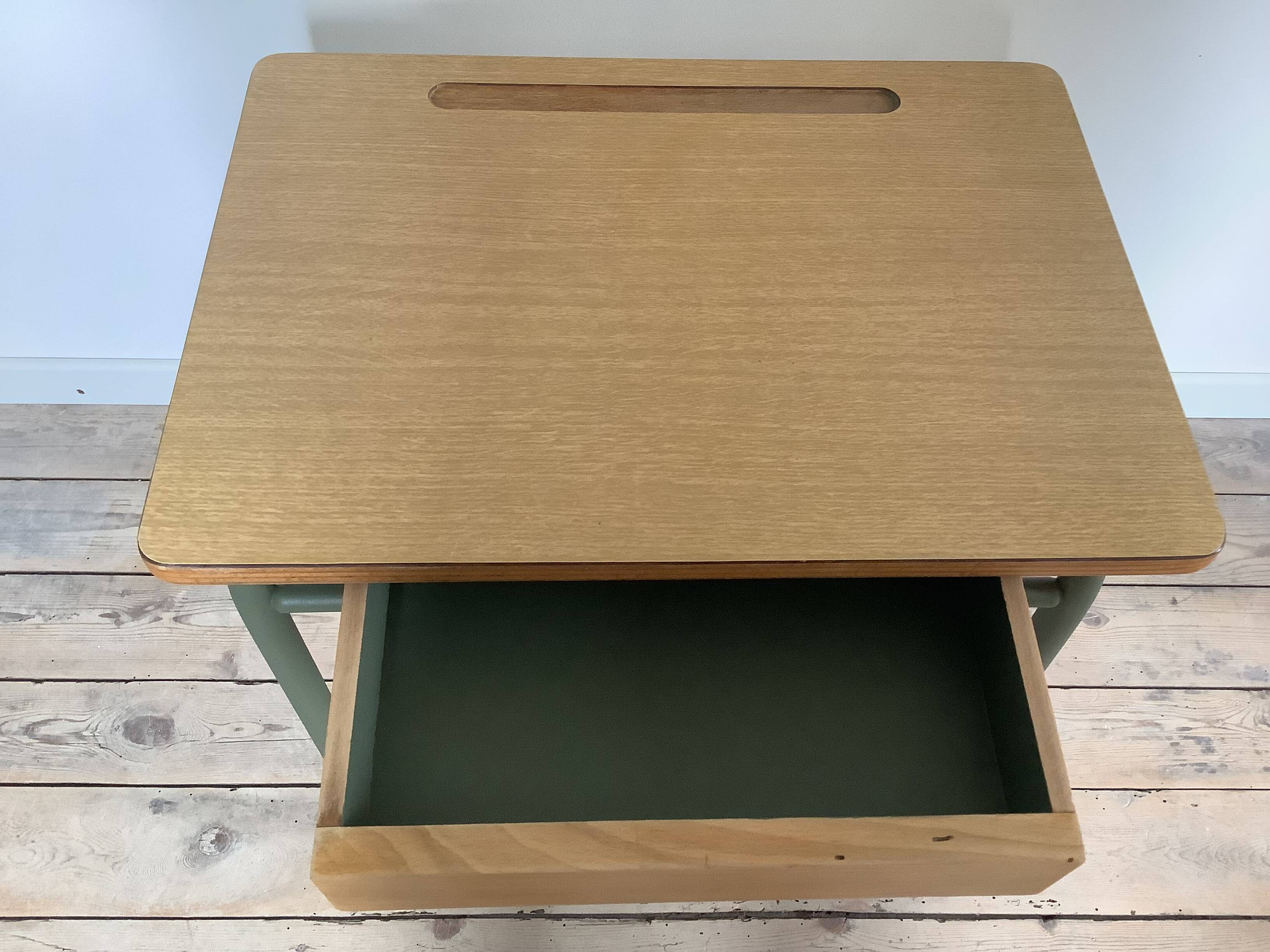 School desk and chair 1950s