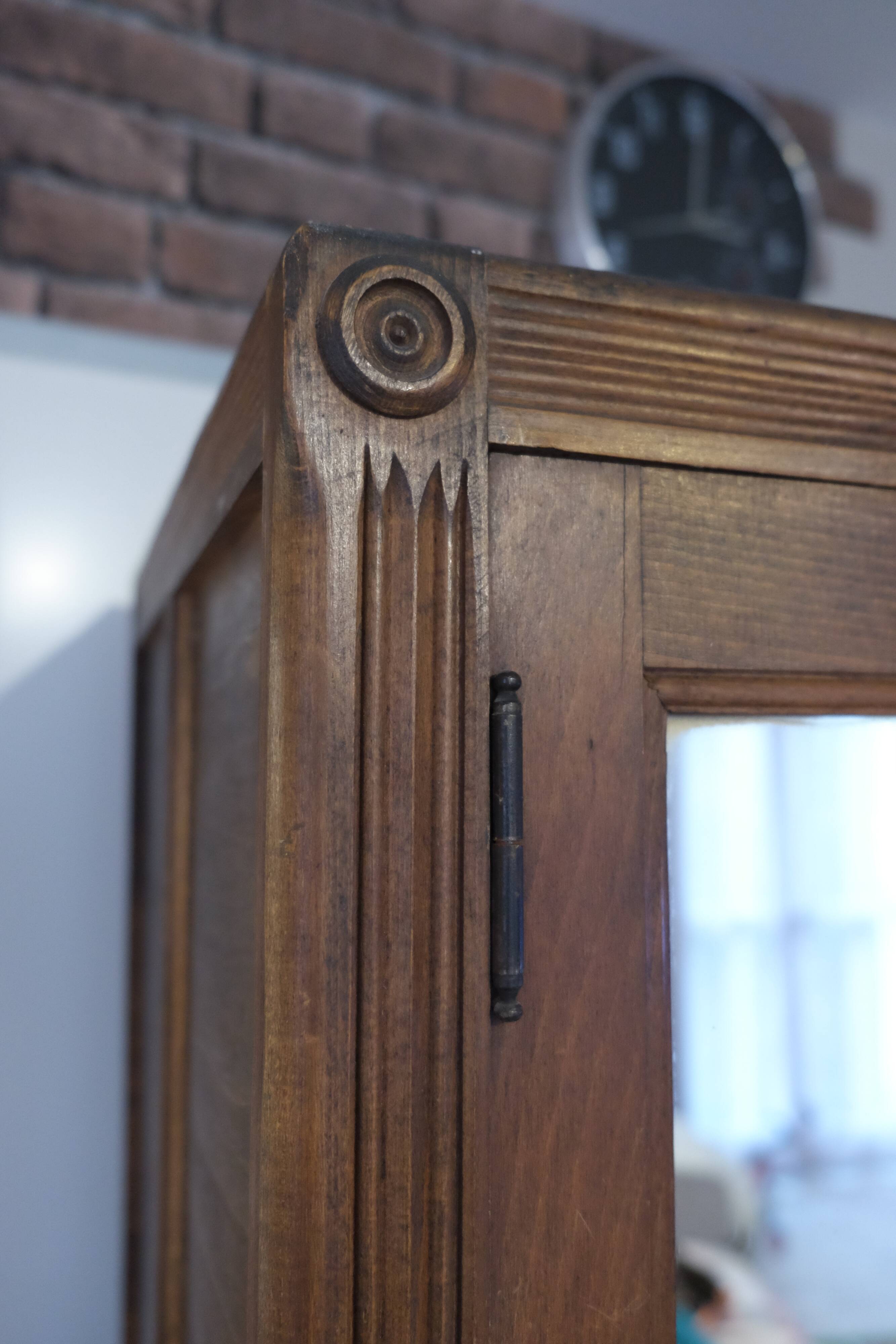 Wardrobe with mirror paris vintage