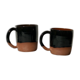 Set of 2 handmade Terracota cups
