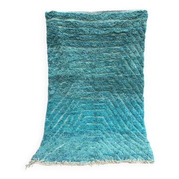 Handmade traditional pure wool rug size 2/3 m