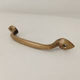 Antique furniture handle in solid brass from the early 20th century