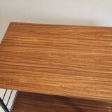 Side table for plexiglass vinyl storage