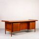 Danish mid-century desk model 207 in teak by Arne Vodder for Sibast, 1960s.