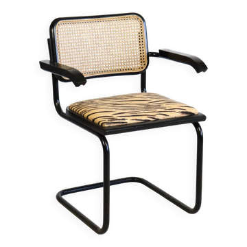 Chaise B64 tissu léopard