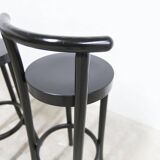 Pair of Baumann high stools, Dialog model, 79 cm