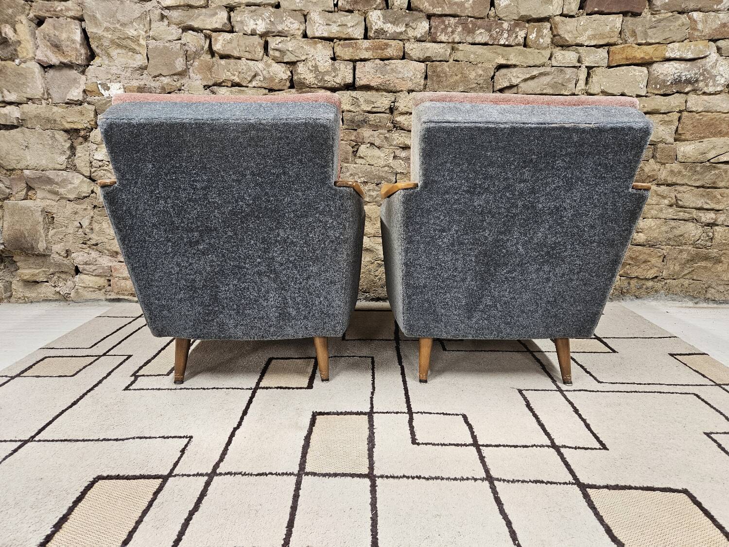 Pair of 1960 armchairs