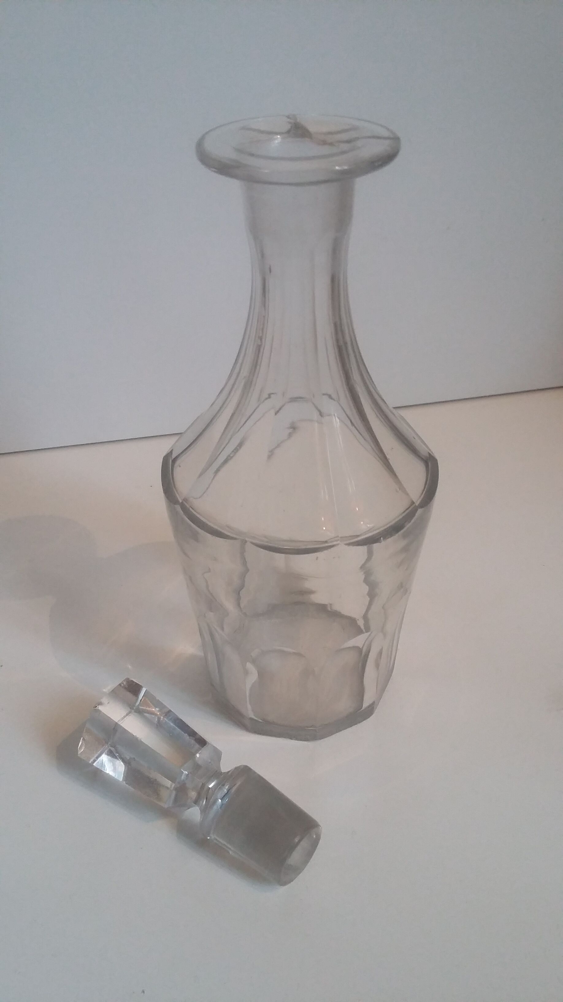 small glass carafe
