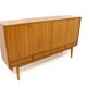 Scandinavian Teak enfilade Möbelfabriken Linden Sweden 1960