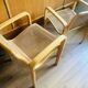 Chaises Olivo Pietro 70' cannage et bois