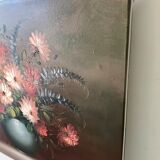 Oil on canvas bouquet of flowers