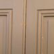 2 pairs of large antique Haussmann-style wardrobe doors from the 19th century.