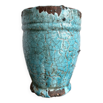 Glazed terracotta vase, Italy, 1950s