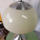 LUM vintage chrome mushroom design lamp