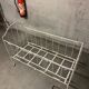 Old vintage wrought iron bench bed
