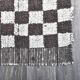 Tapis en laine fait main à carreaux 4x7 137x214 cm SK 241436