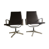 Pair of Charles & Ray Eames EA 116 armchairs edited by Herman Miller 1960