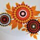 6 70's dessert plates in Winterling Bavaria porcelain