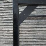 Square coffee table has checkered 80s