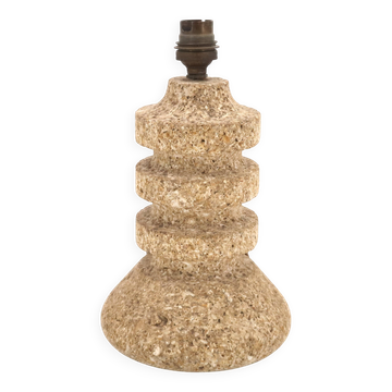 Stone column lamp, 1960s